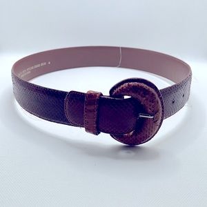 Crown Pacific Genuine Snake belt